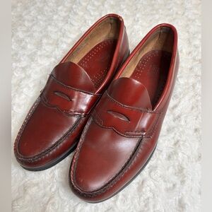 GH Bass & Co Weejuns Classic Penny Loafer in Oxblood Maroon Leather Men’s 10